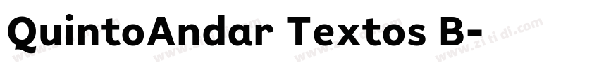 QuintoAndar Textos B字体转换